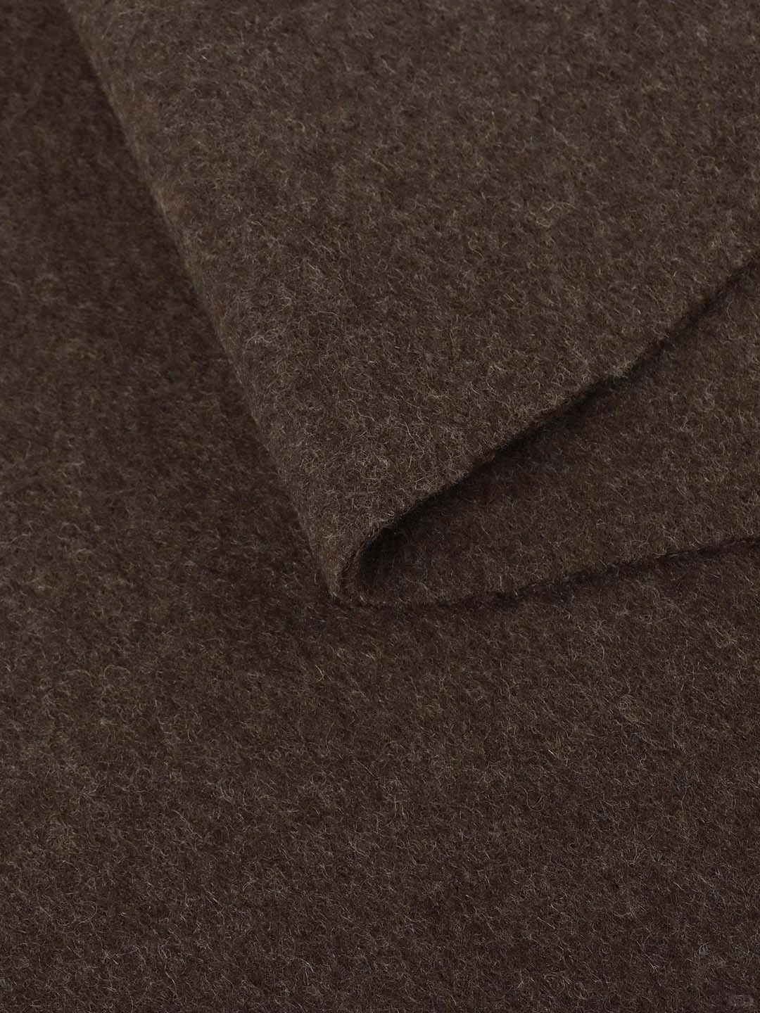 100羊毛立绒双面呢｜表面起绒工艺