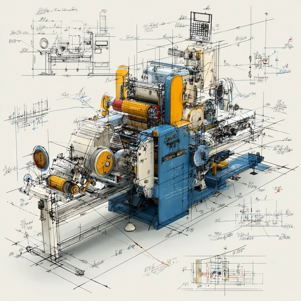 印刷机·创意设计稿［咒语］