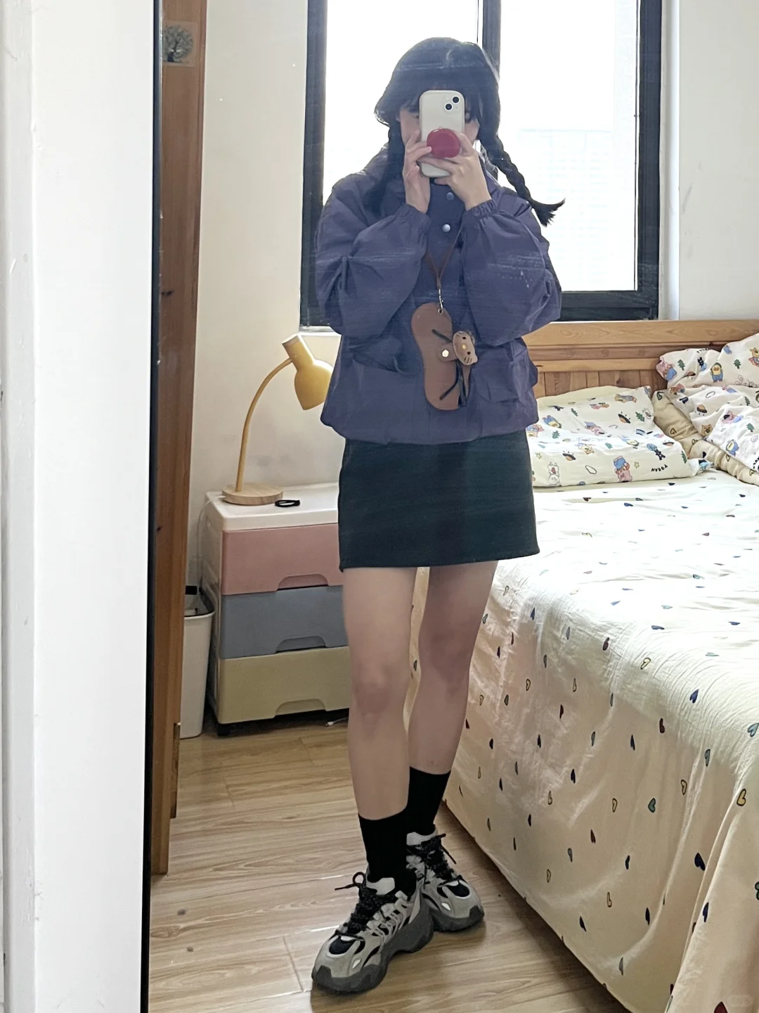 关于我买了一条百搭的灰色半裙…