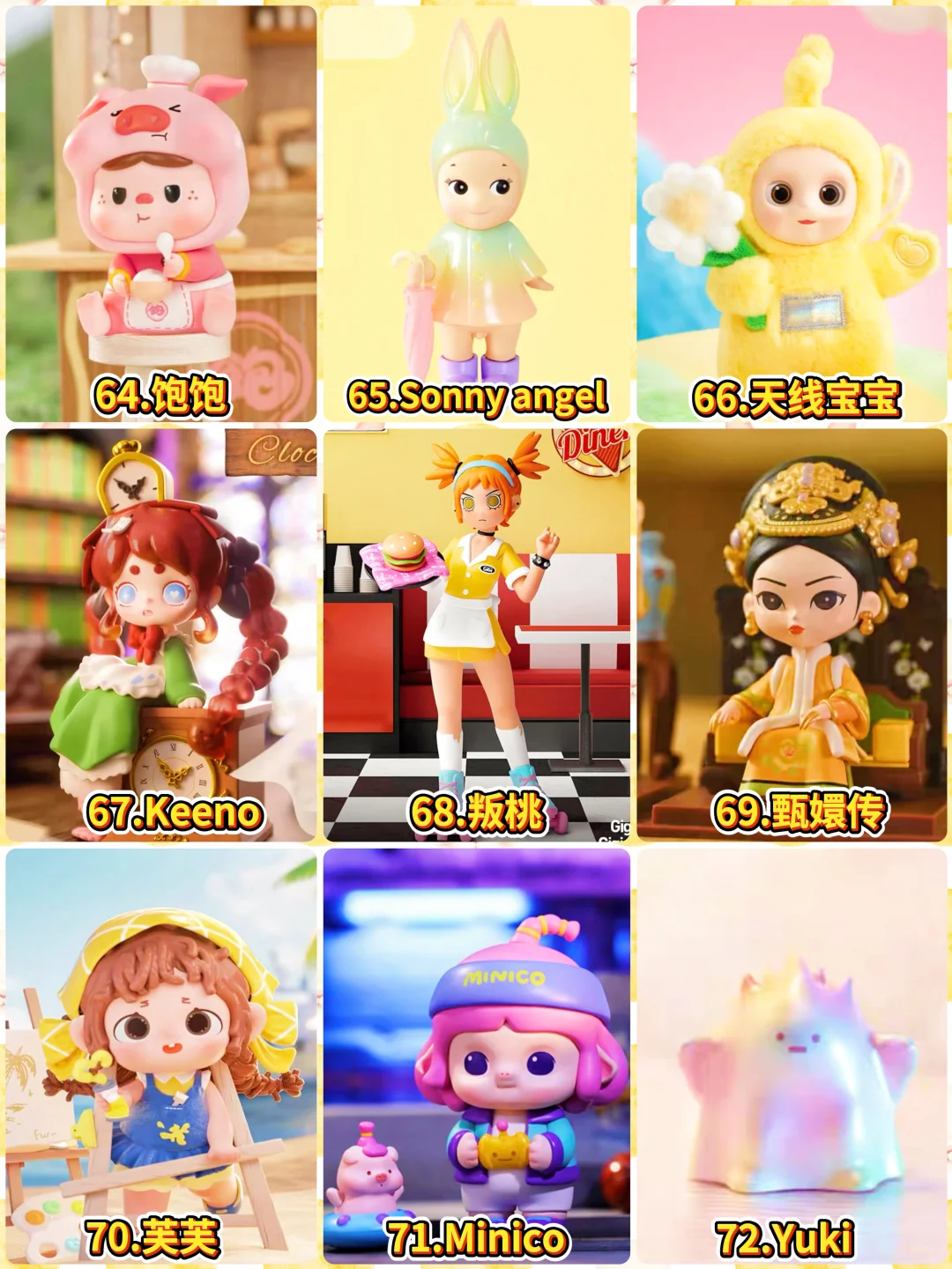 2025潮玩IP封神榜?100个顶流清单｜新手必背