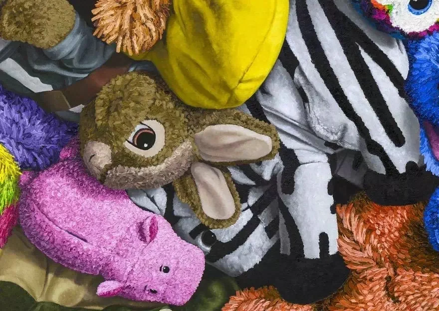 画出来的童年毛绒玩偶｜BrentEstabrook作品