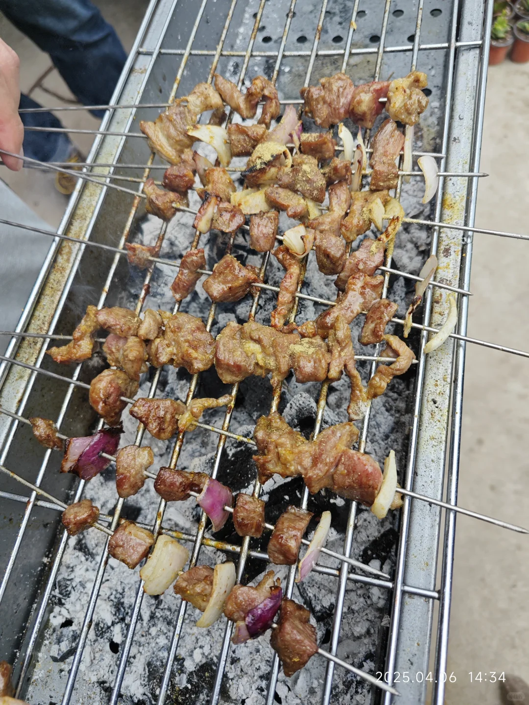 农村小院第一次烧烤记录小总结