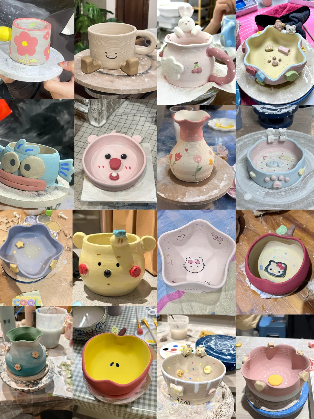 好朋友 下次见面我们一起做陶瓷吧！