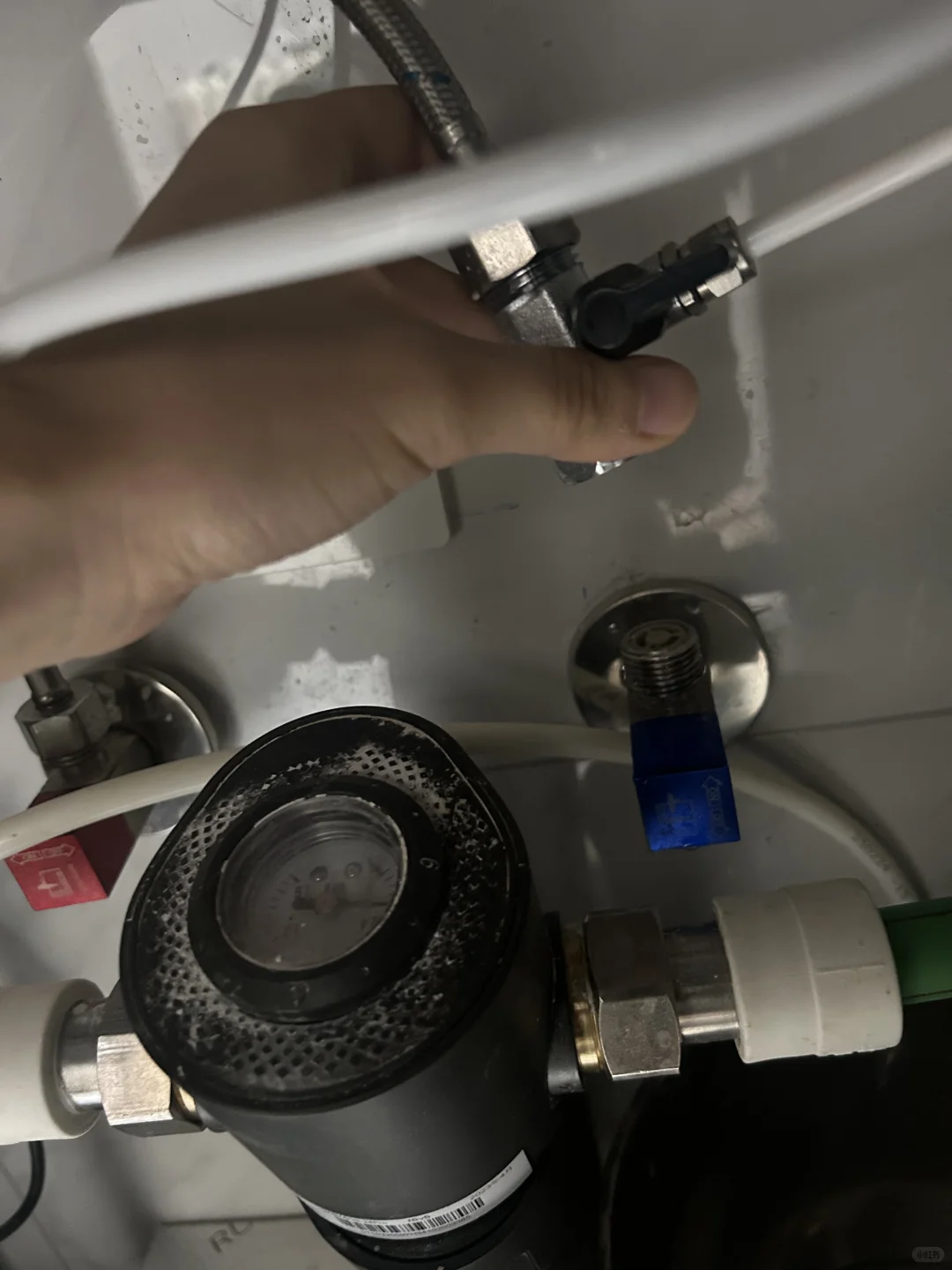 冷水水量正常热水水量小拆角阀分流器试试