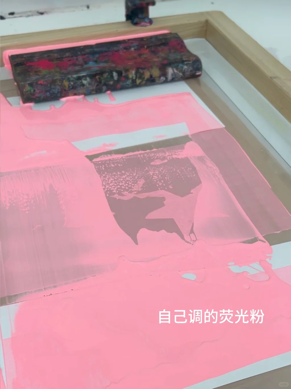 我在美国课上把幸运星印在了身上✩