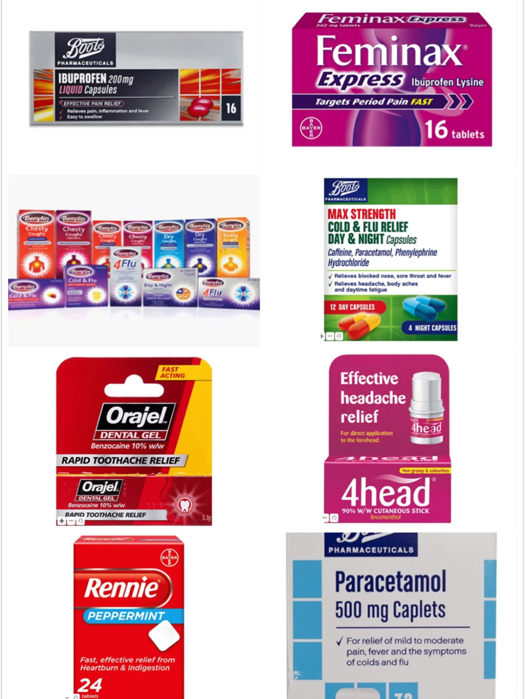 英国常见非处方药|??留英必备