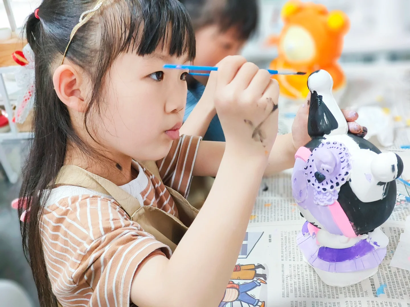 广州石膏娃娃手绘