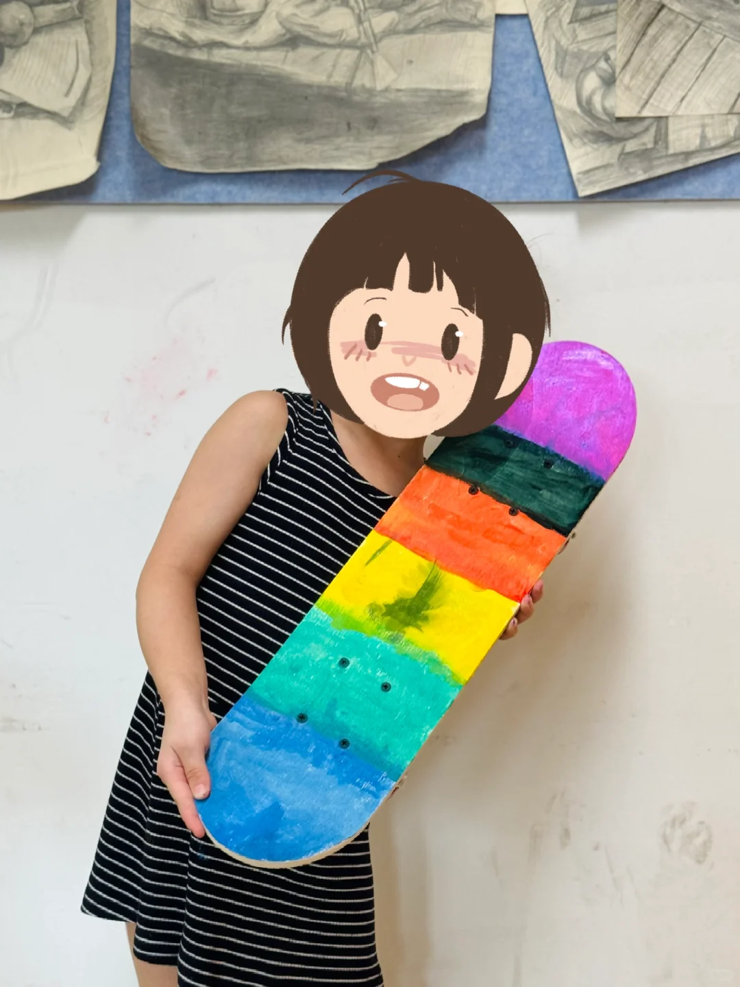 沙龙日记〔滑板彩绘〕