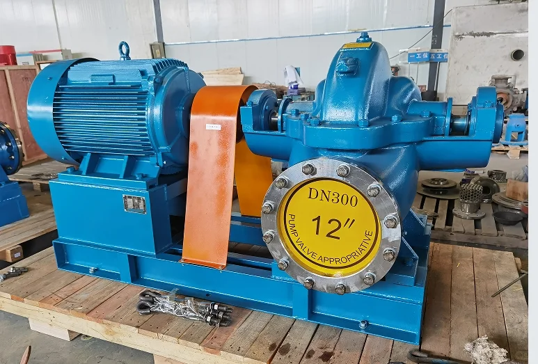 S型单级双吸清水离心泵是新型节能卧式中开泵