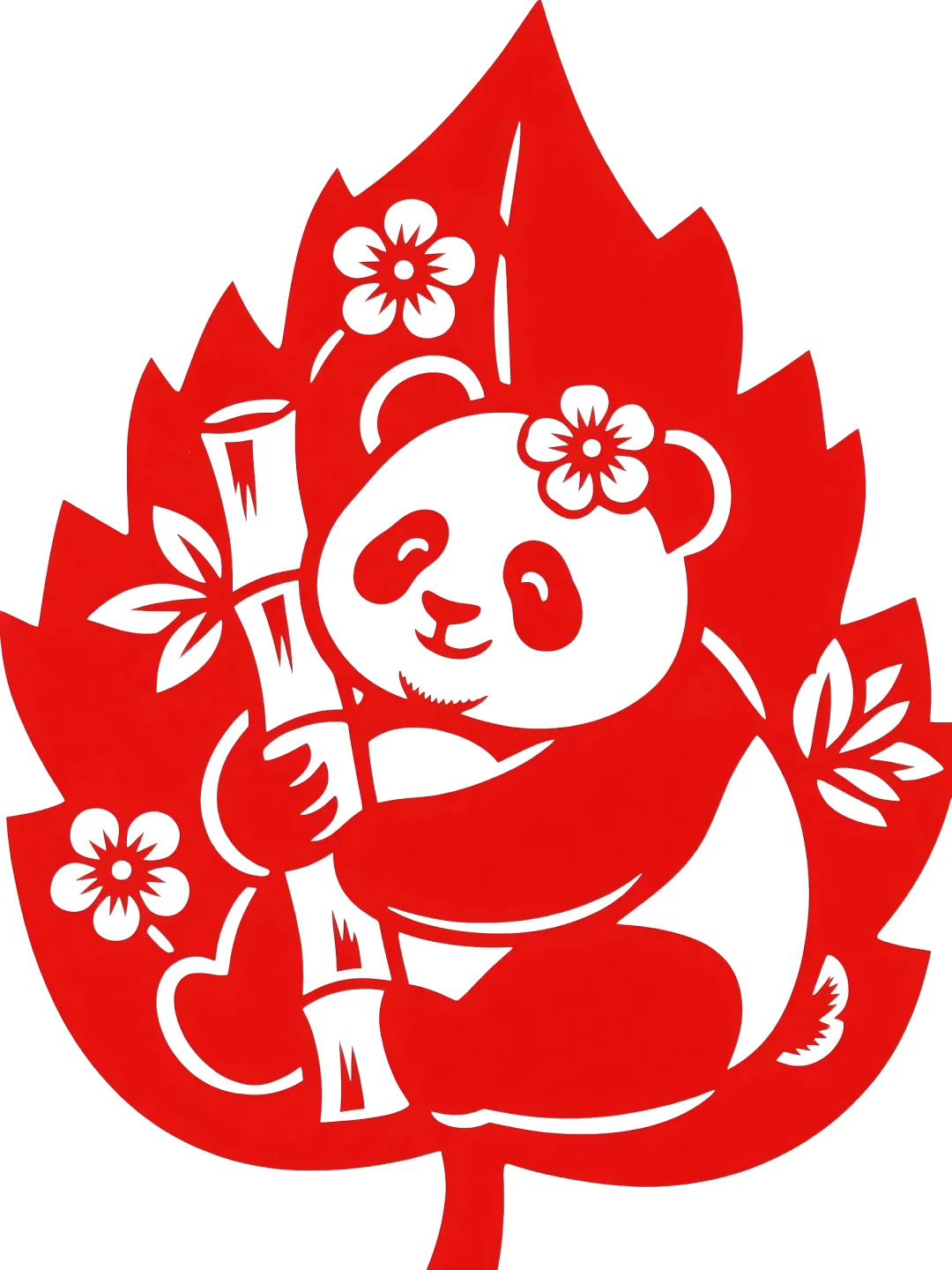 ?花花入驻树叶世界！绝美剪纸来袭