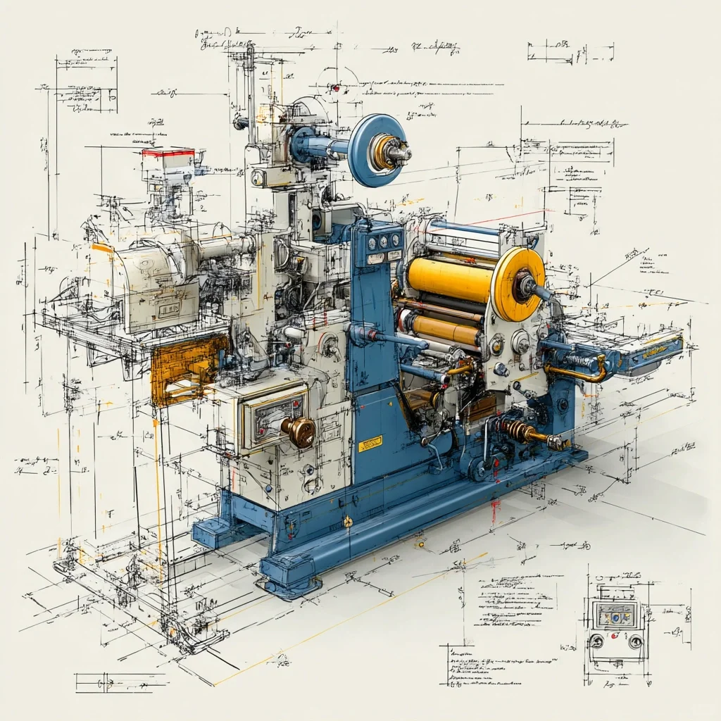 印刷机·创意设计稿［咒语］