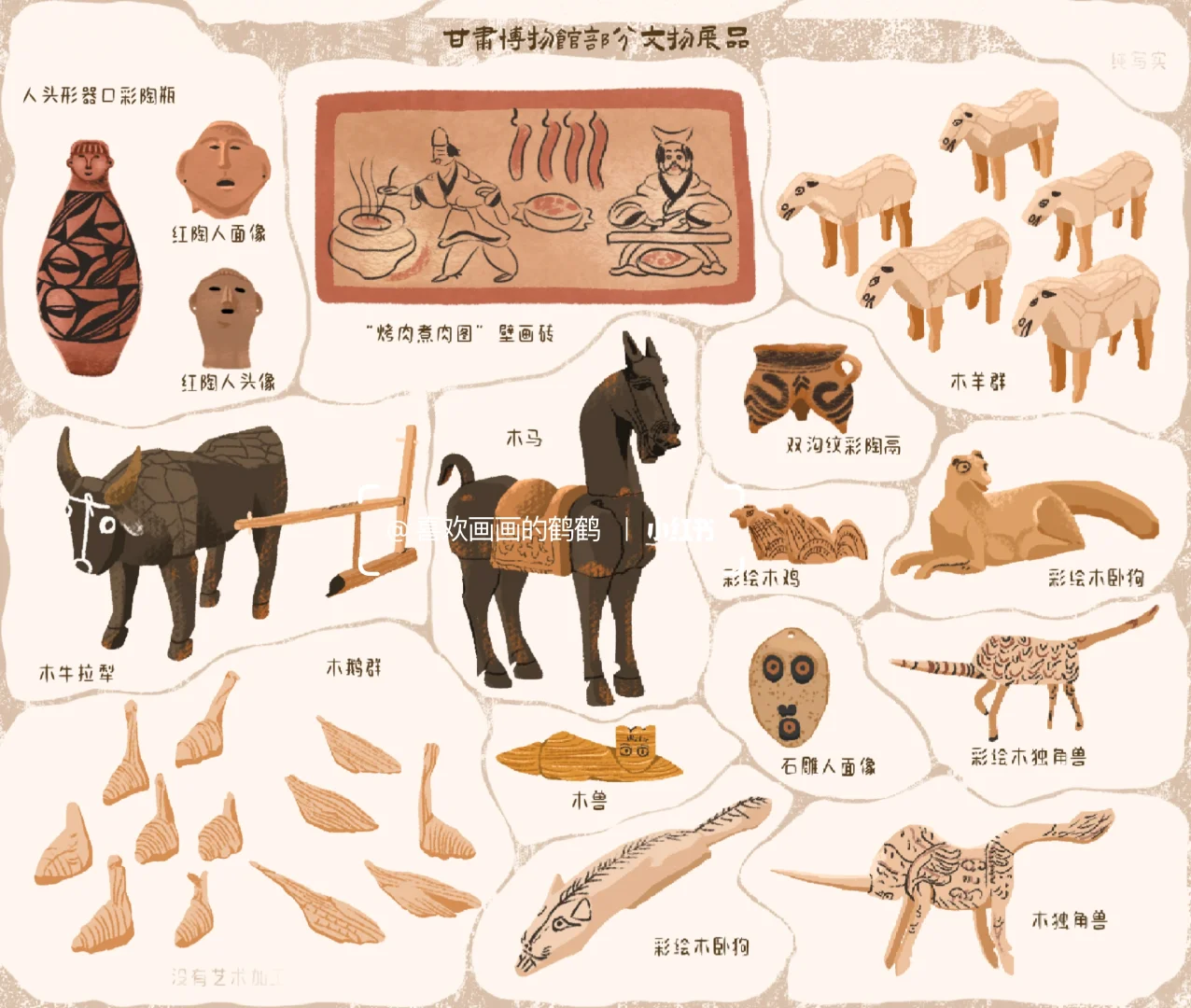 甘肃省博物馆木雕文物