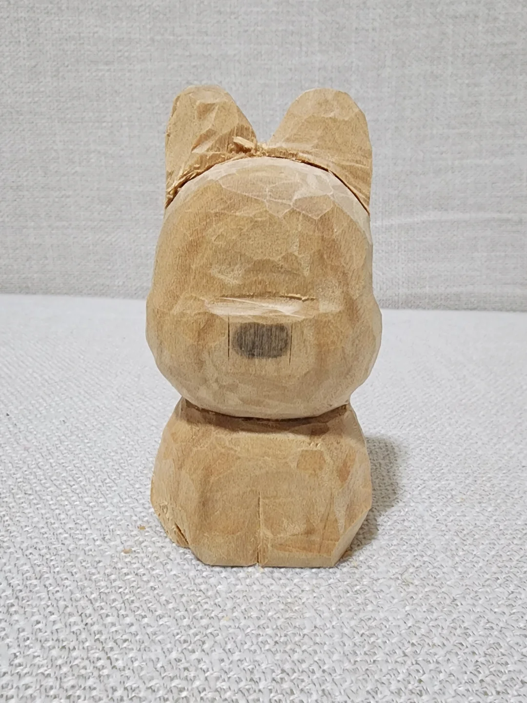 自学木雕27——西高地狗狗