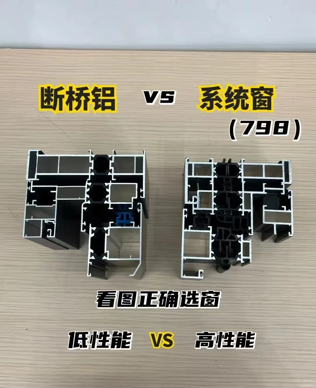 从窗框材料到隔热性能,系统窗断桥铝对比