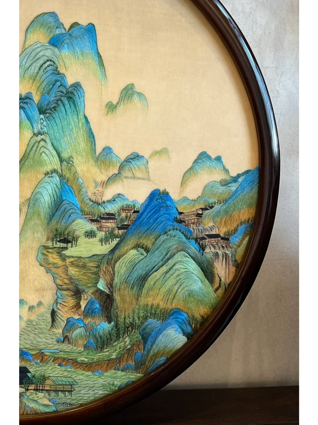 镇店之宝，用苏绣临摹出的千里江山图