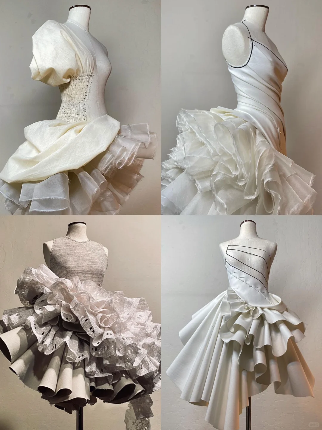 审美提升|服装设计?立体裁剪的建筑美廓形