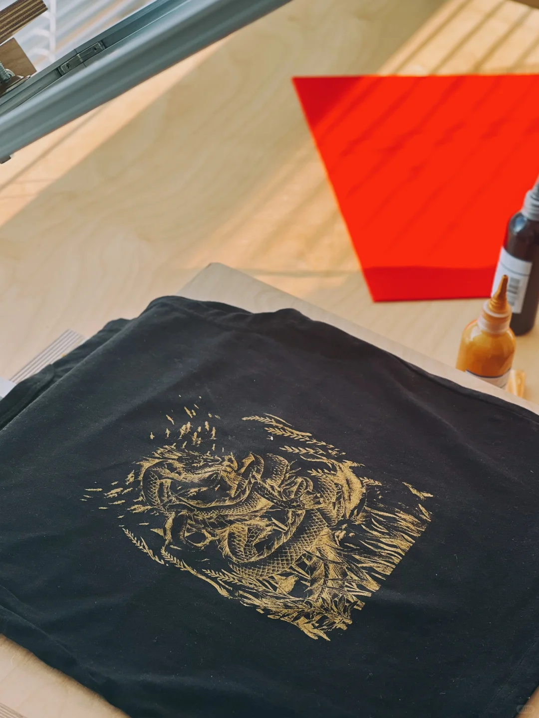 超好玩的丝网印刷！DIY了儿子的新年服！