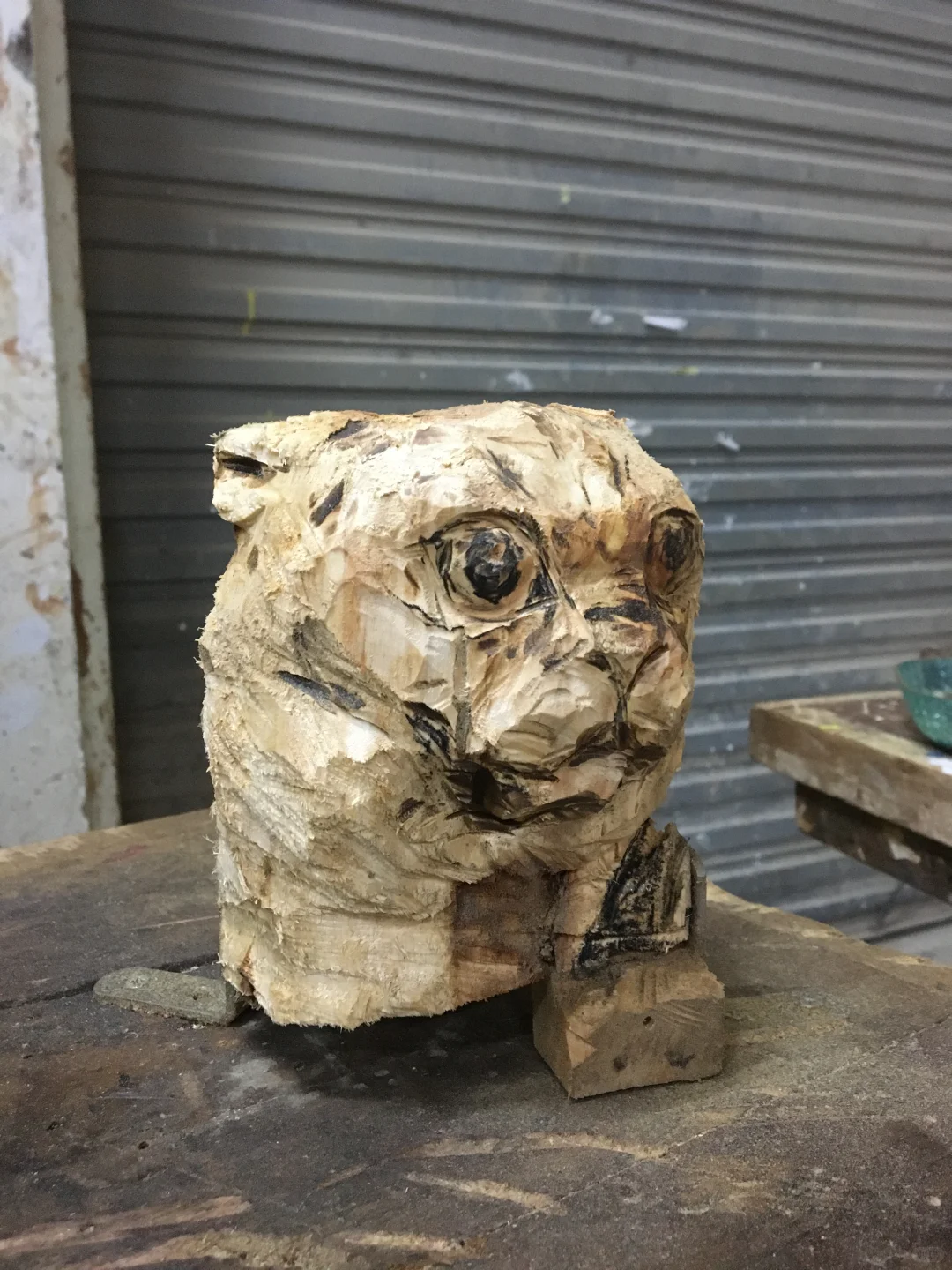 挑战木雕一百只猫咪：第四只