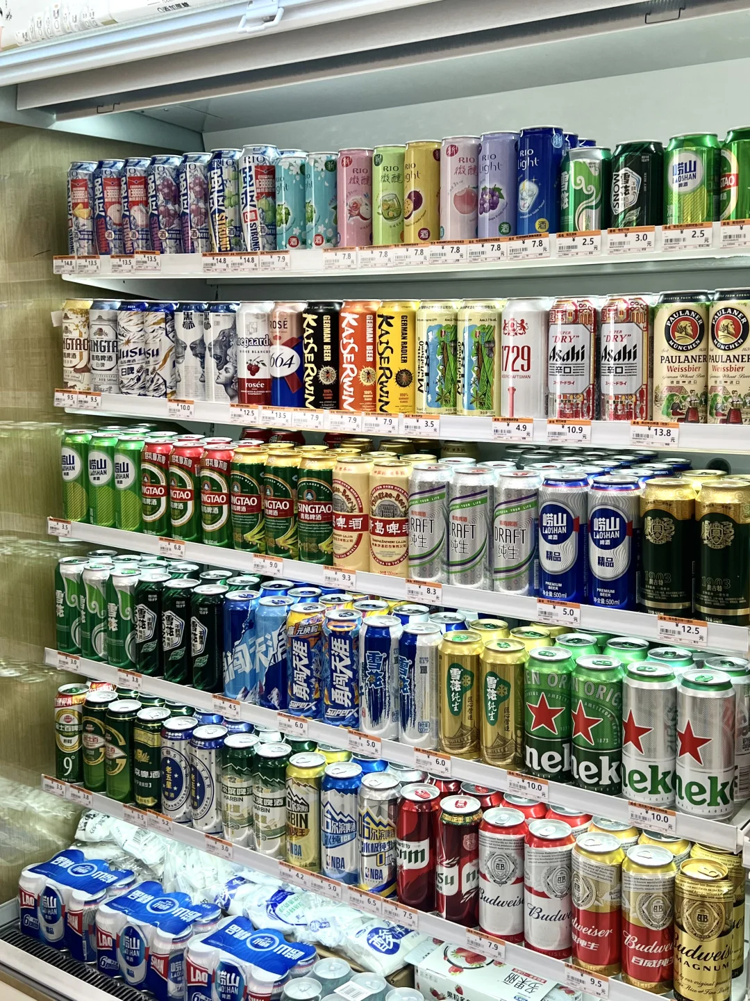 强迫症患者友好，被便利店陈列治愈❤️‍?