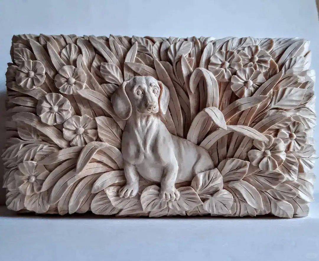 分享一组木雕浮雕作品（俄罗斯艺术家作品）