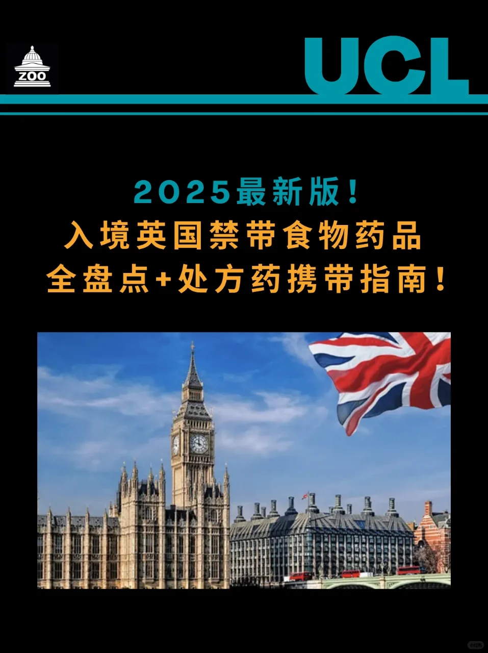 入境英国禁带食物药品盘点+处方药携带指南