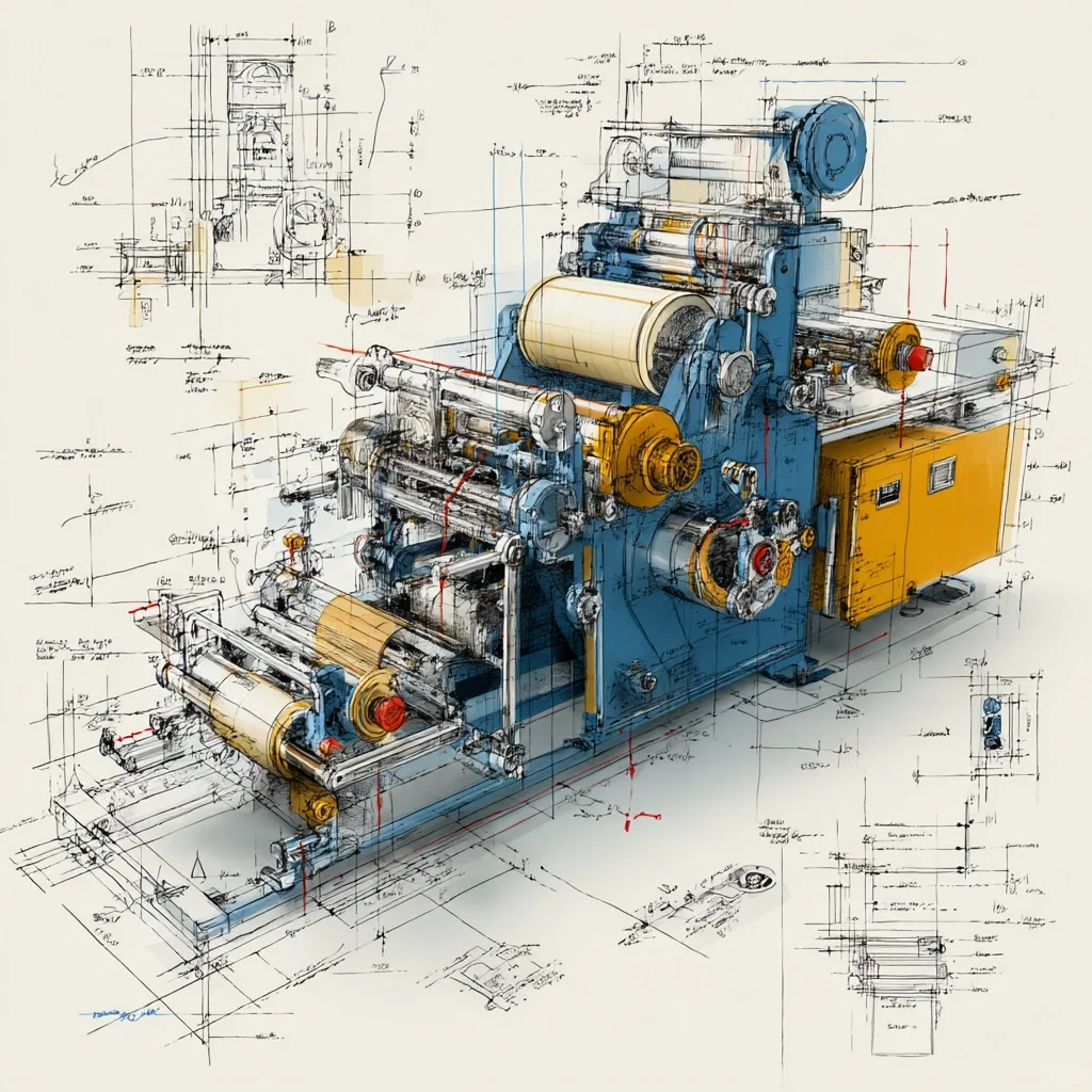 印刷机·创意设计稿［咒语］