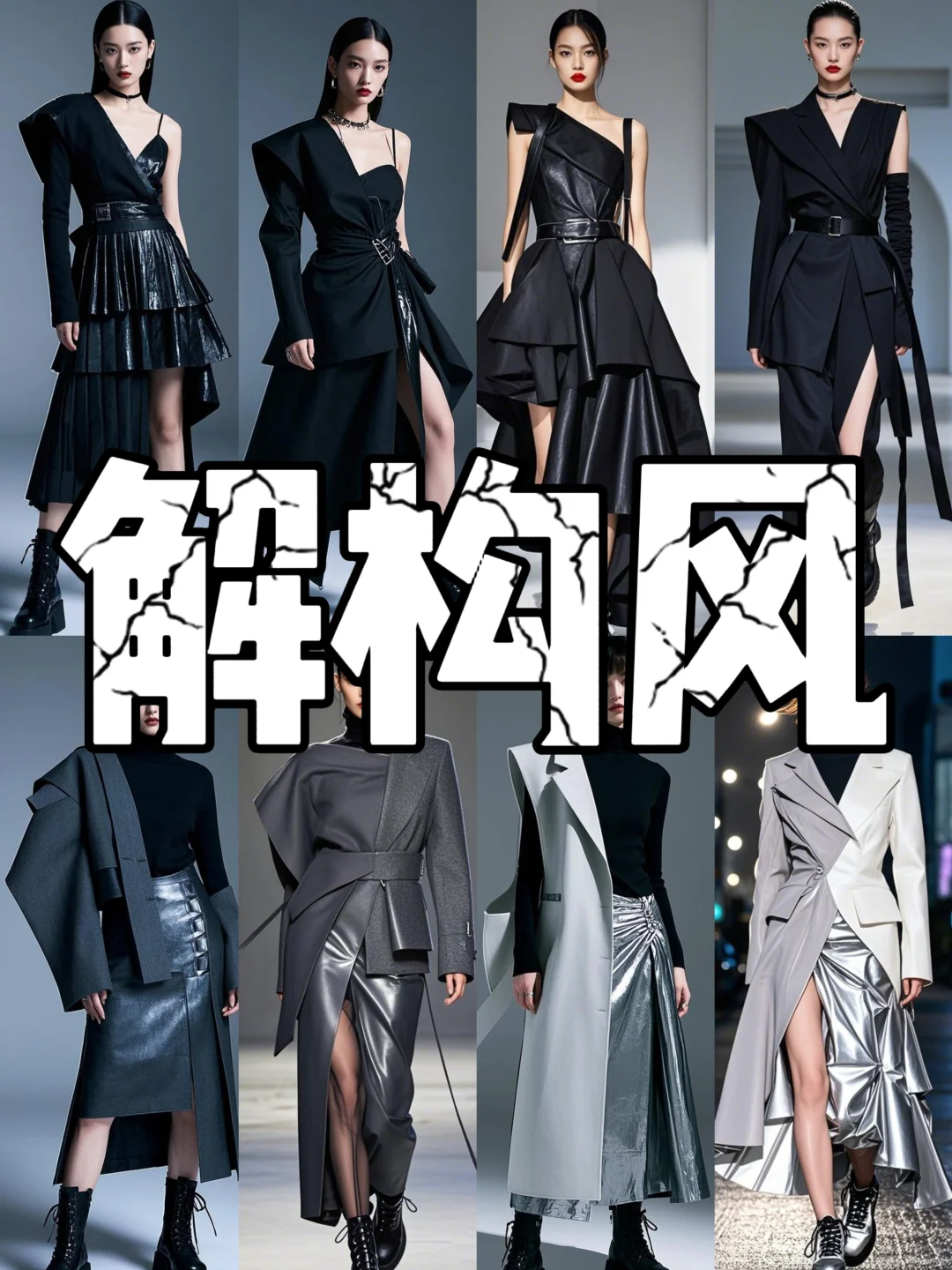 酷飒又高级——解构风穿搭