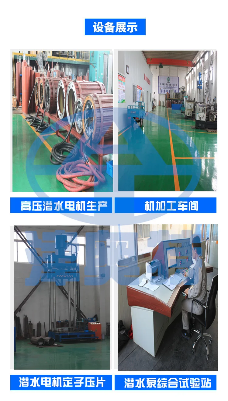 660V 高压潜水泵 立式 800方大流量 卧式