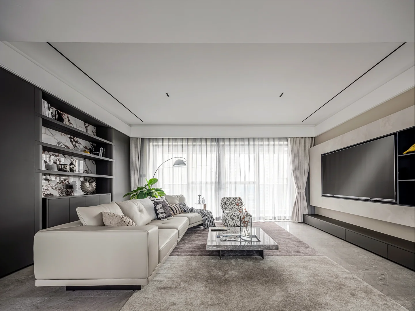 这个143㎡极简平层，真好抄作业