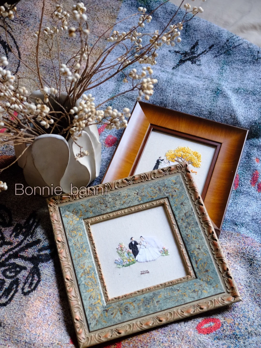 婚礼刺绣礼物～