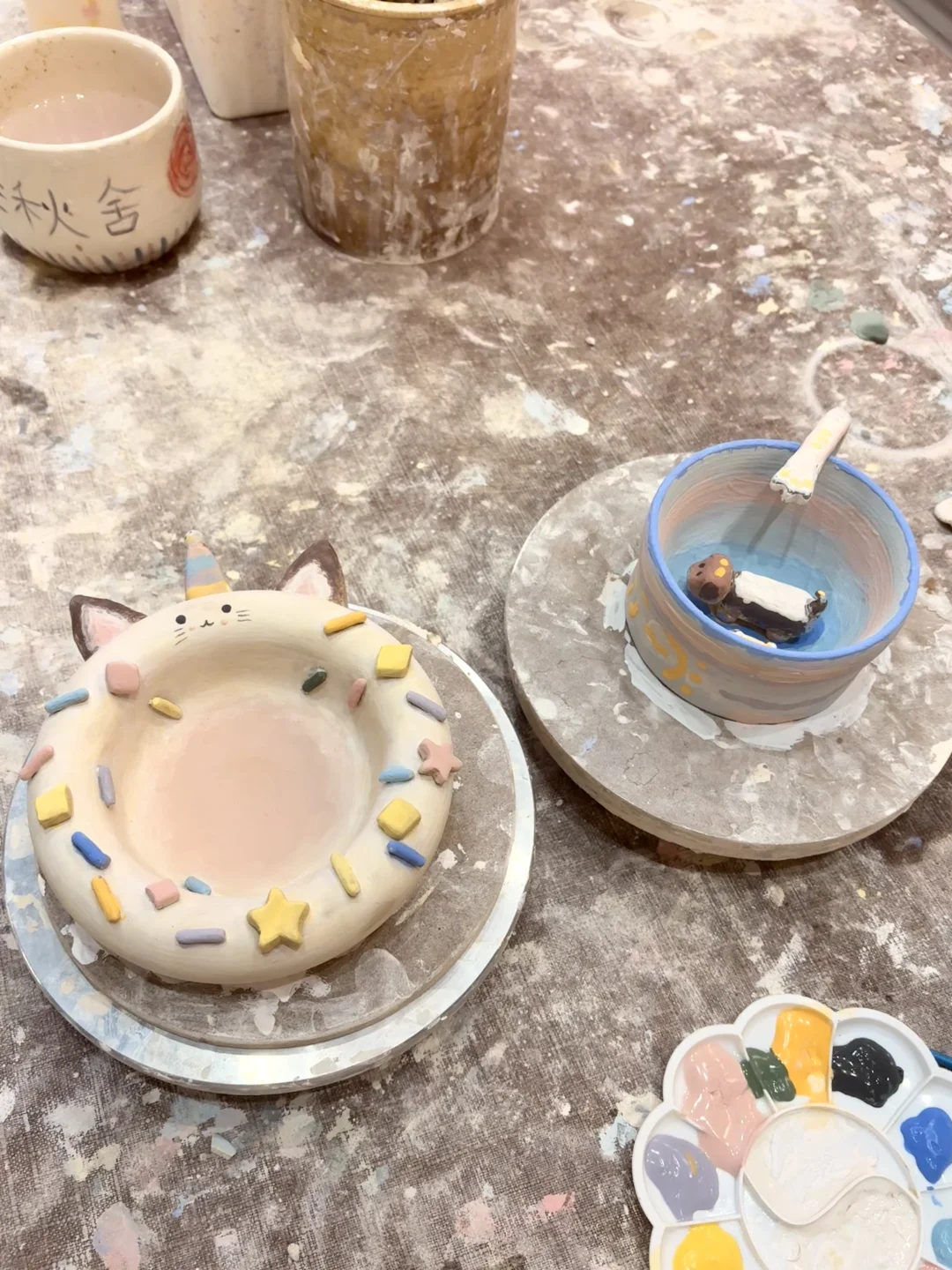 右滑帮我的小猫甜甜圈出炉！！！??