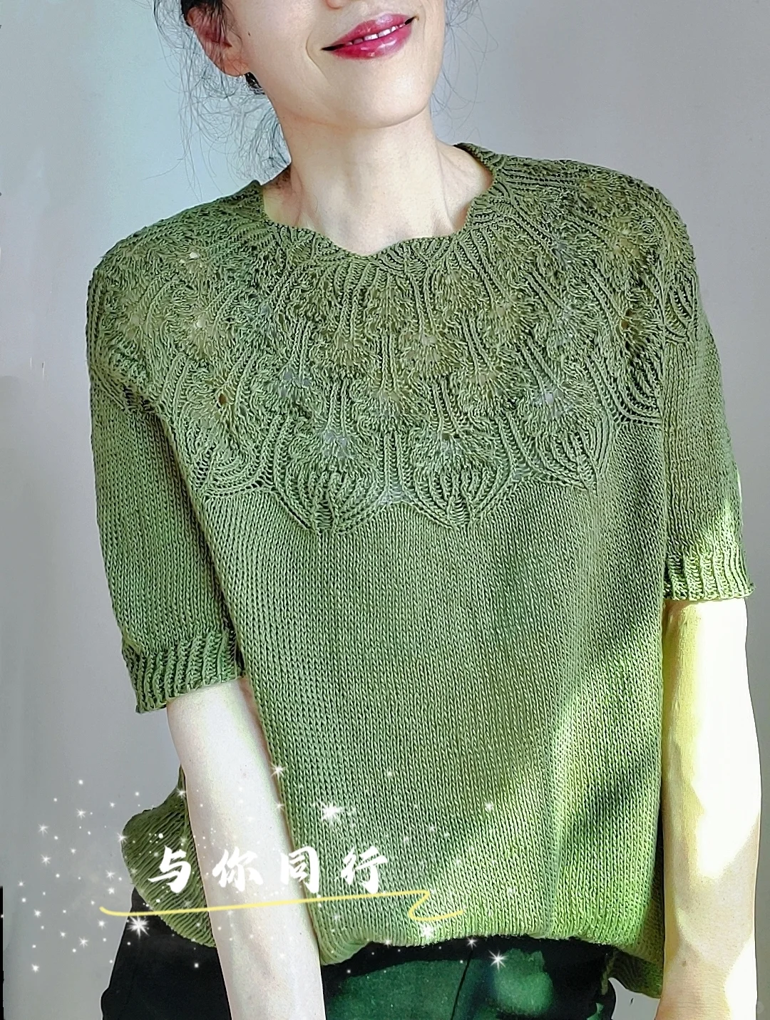 《玛丽丝Tee》编织（附图解＋编织过程）