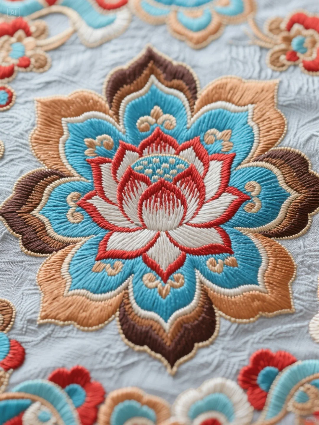 中国传统纹样之美｜纹样刺绣创意