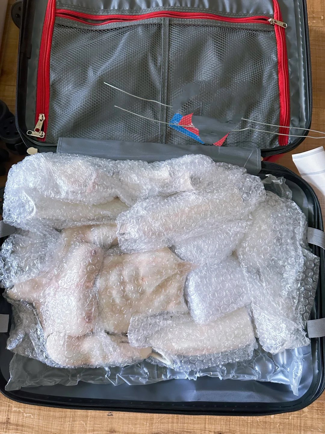 很多人好奇娃娃怎么带出去的…