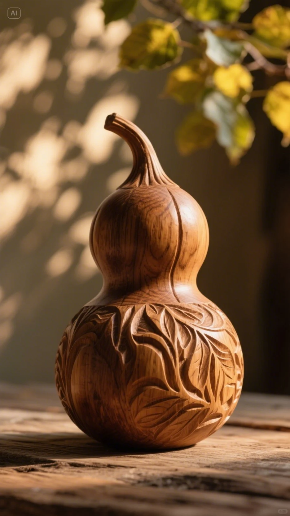 木雕葫芦里藏着的福运、它怎么这么Q萌又这