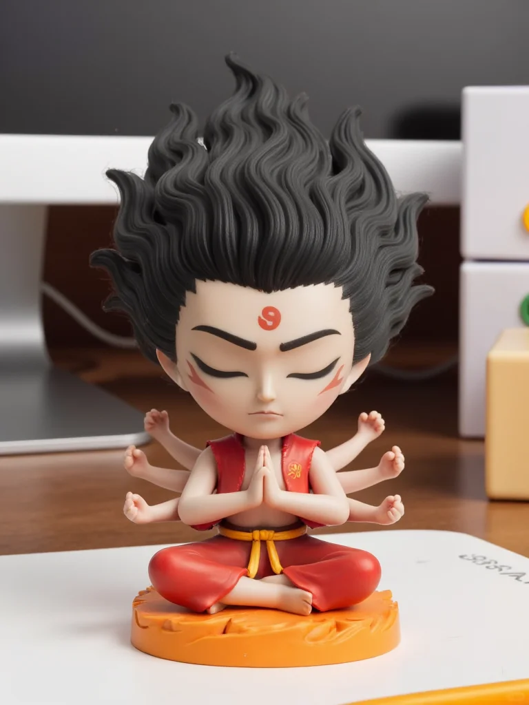 哪吒，敖丙，玩具摆件适合于办公室，车摆件