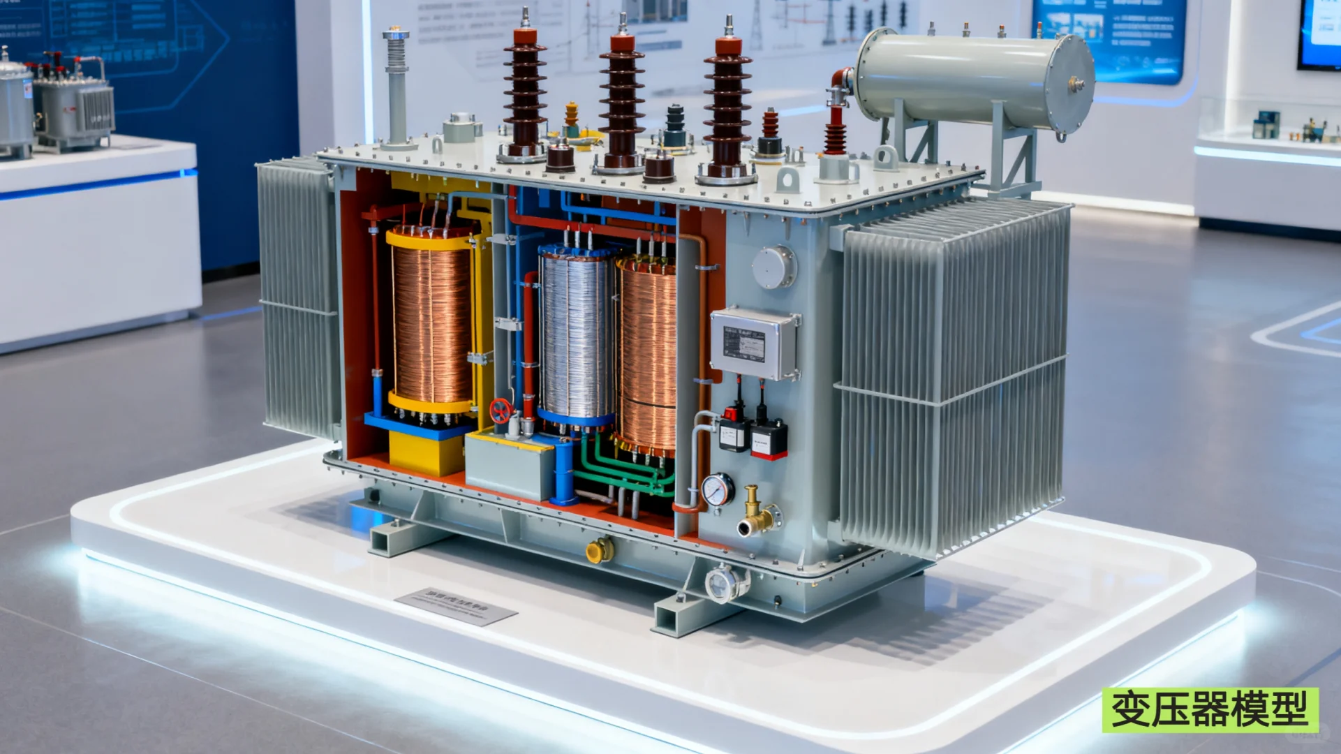 一镜到底：通过模型来了解变压器的构成～