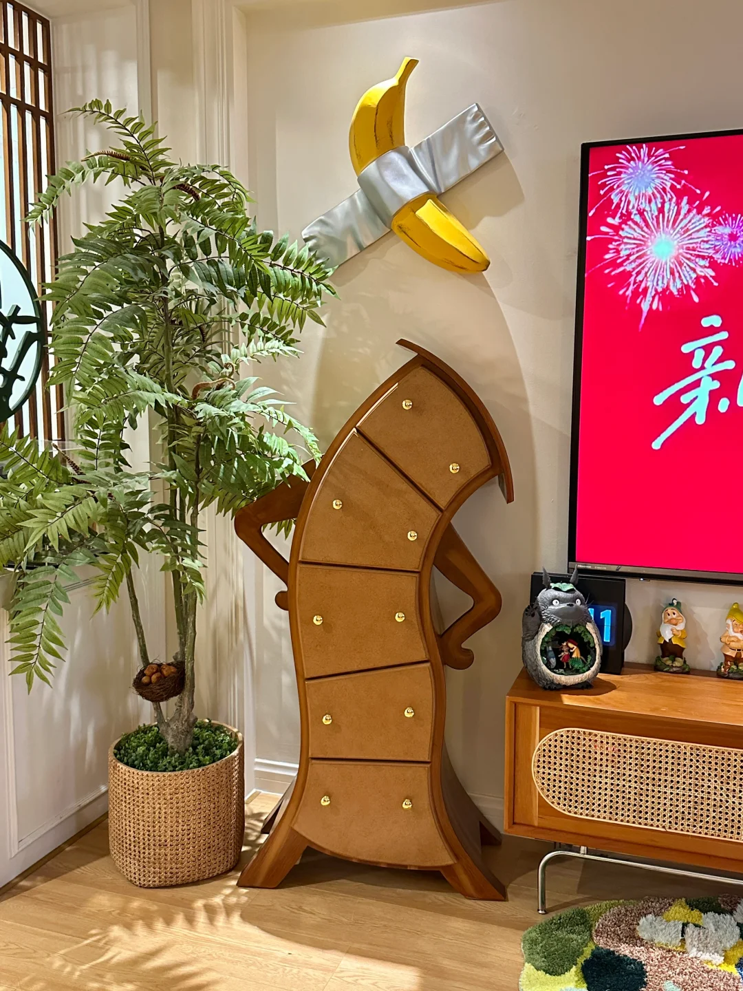 我爸问：把家布置成这样要拍春晚吗?