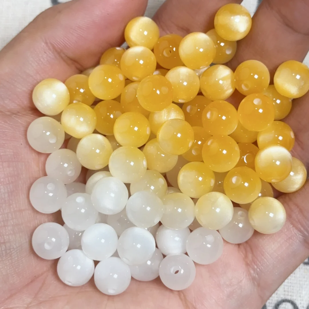 这也太好看了吧～树脂光变珠