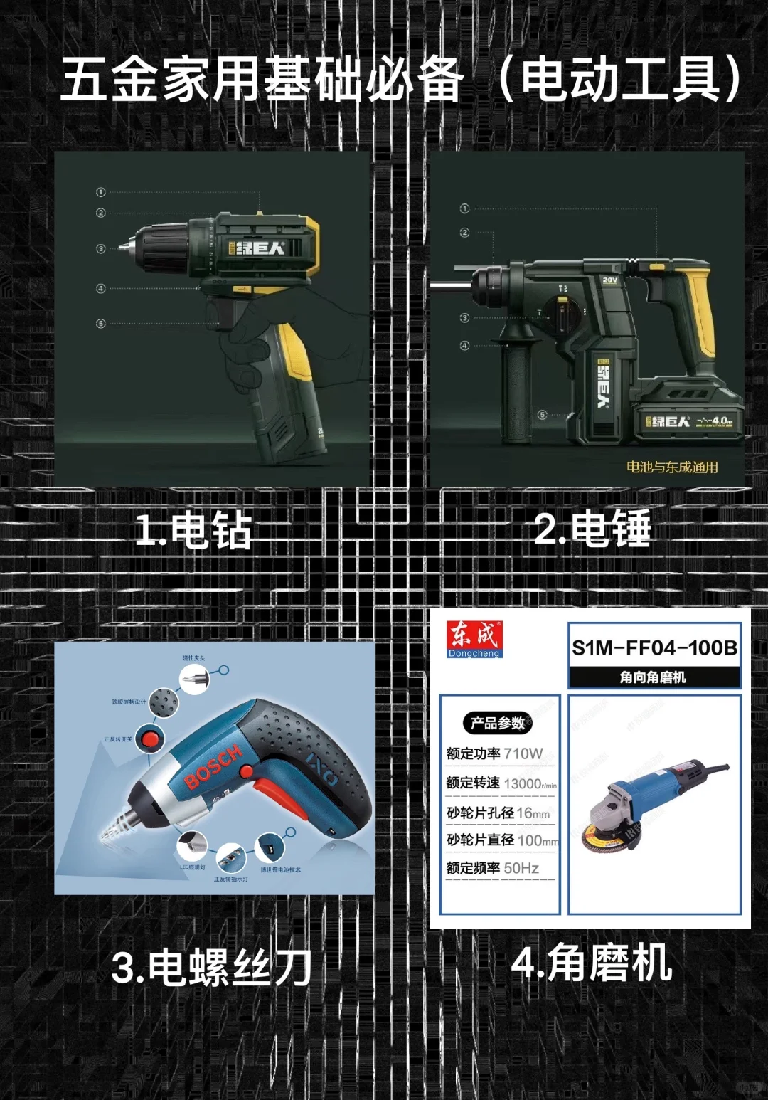 ??‍♂男人的快乐指南｜五金电动工具合集?