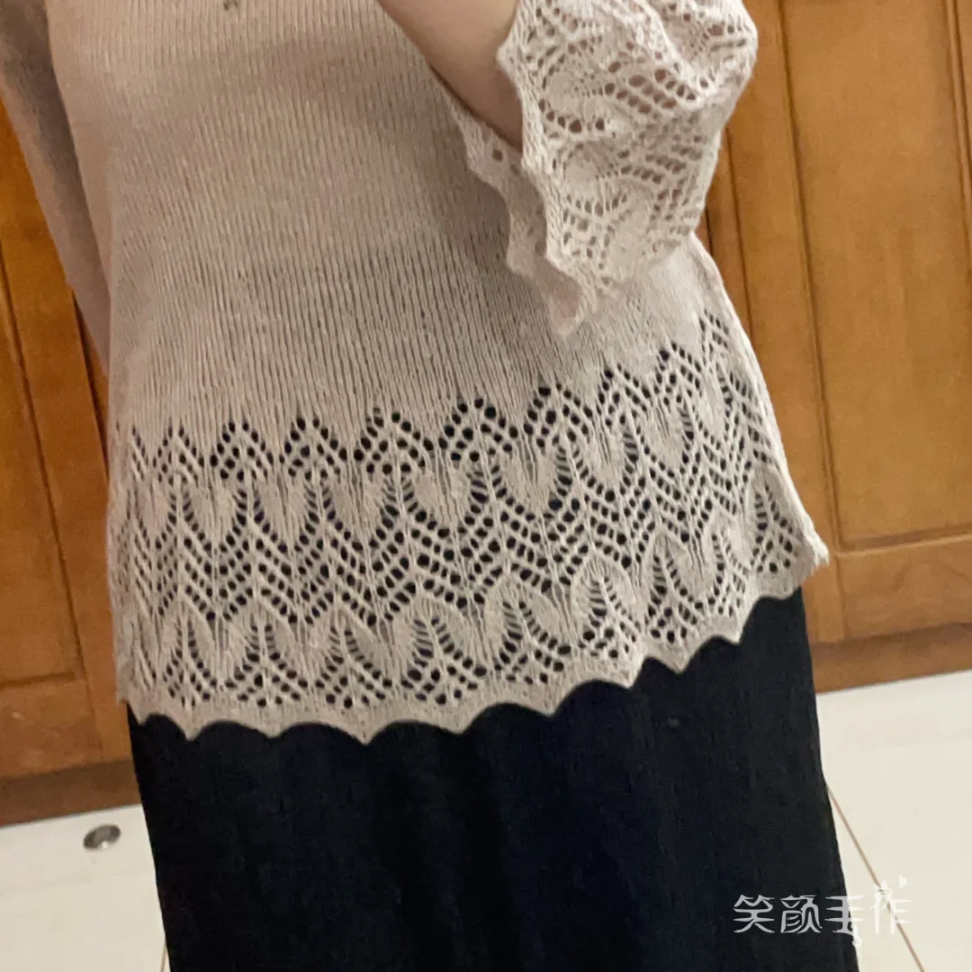 云素亚麻宽松夏衫丨教程+图解