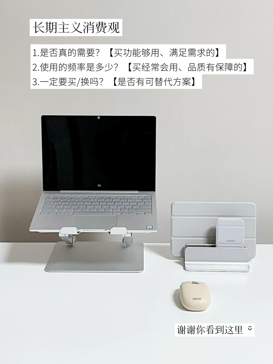 只买100分物品 | 电子产品的5年计划