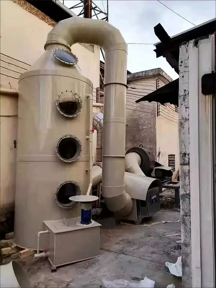 pp喷淋塔废气处理设备环保型除尘酸雾水淋塔