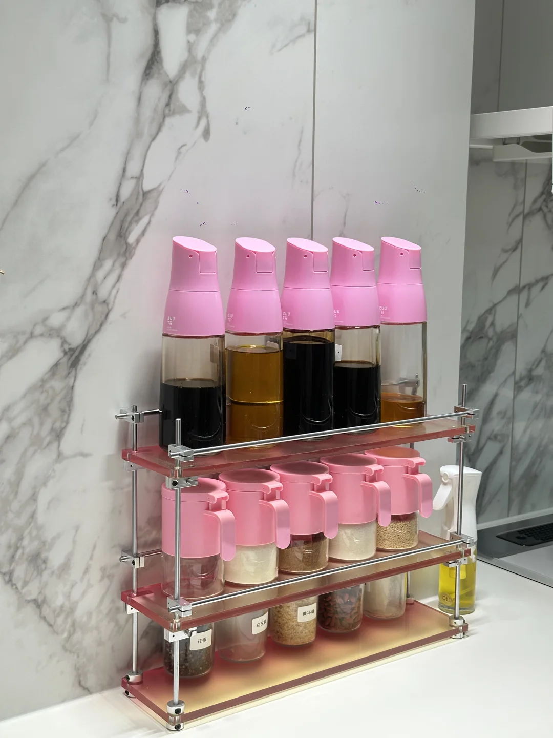 有手就会❗️百元DIY亚克力渐变置物架?