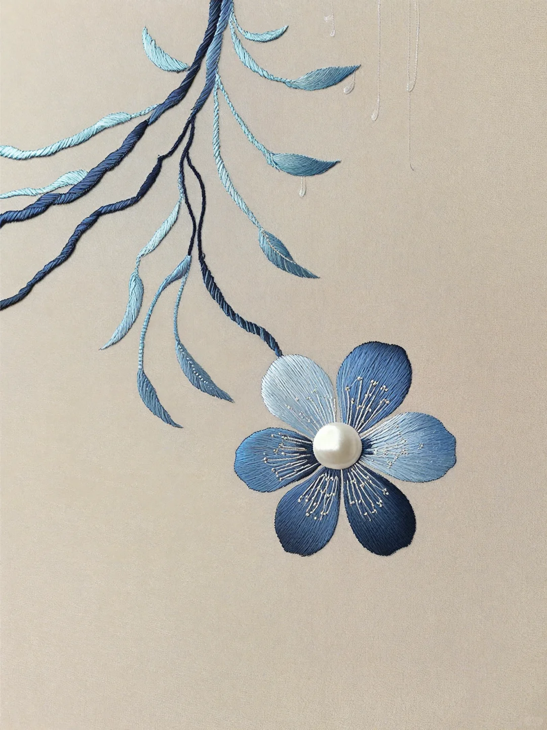 刺绣花卉，美得不像话～～～