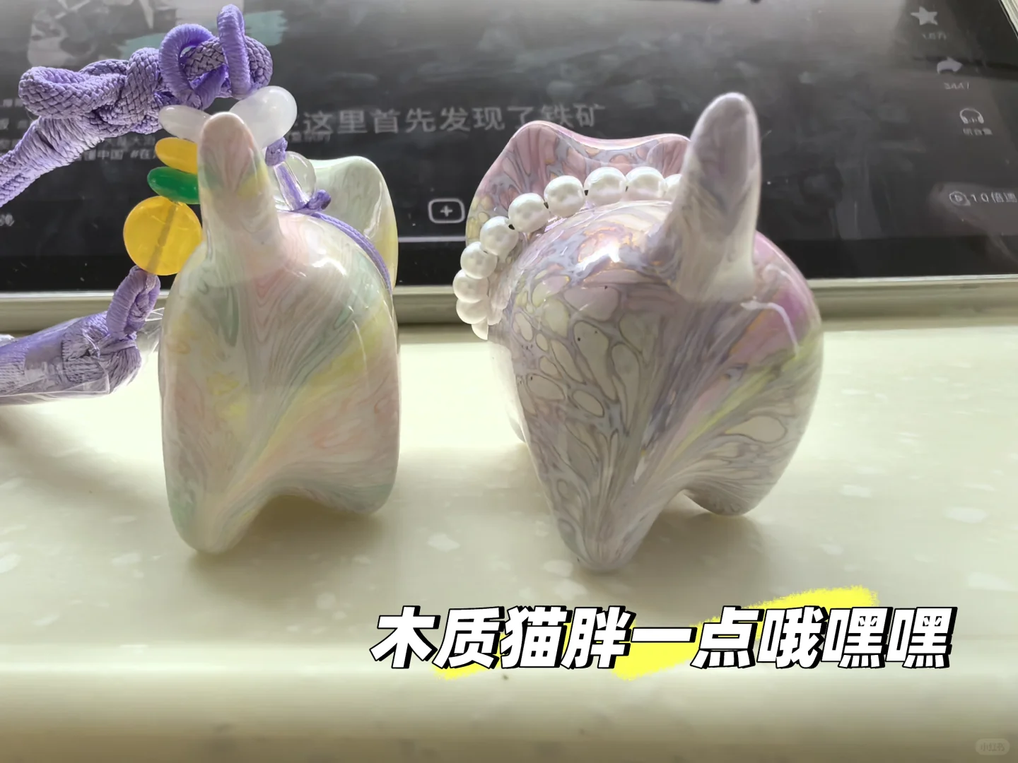 10W＋人看过的木雕/树脂大漆猫猫对比！