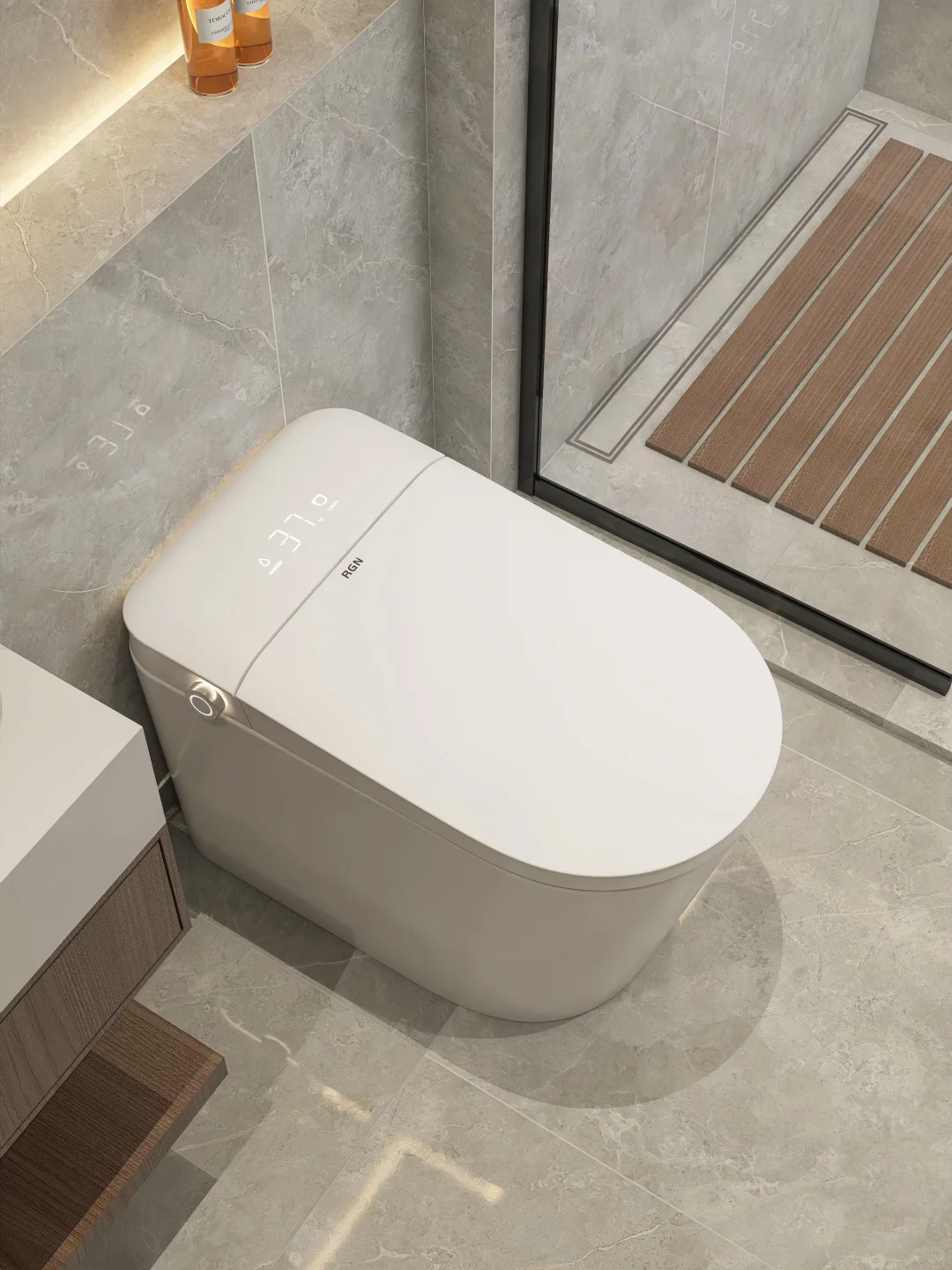 太喜欢啦?一整个爱住的卫生间～