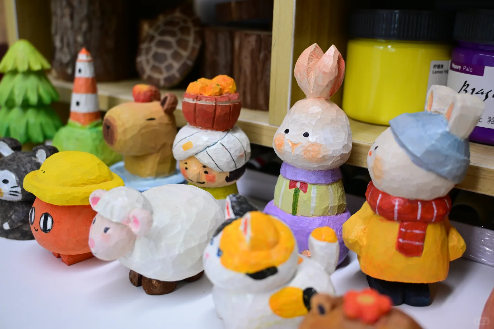 记录一下木雕入坑快两年做出的作品