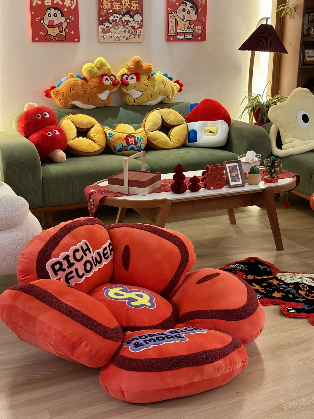 我爸问：把家布置成这样要拍春晚吗?