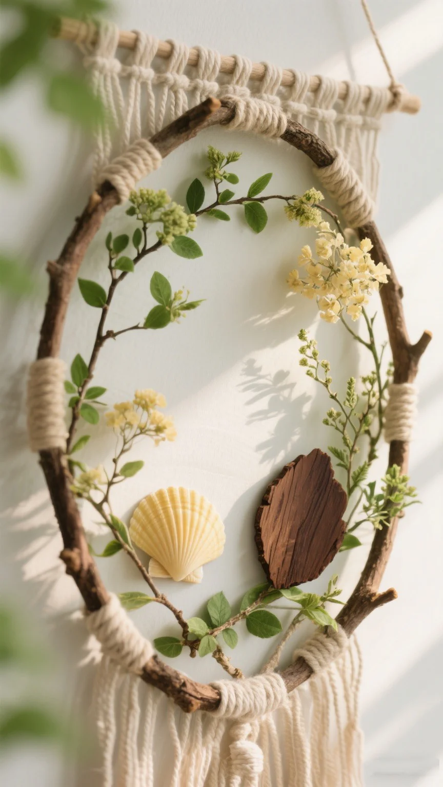 美美的藤编挂饰～✨挂在墙上好看～